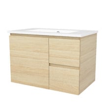 Nevada 750mm Wall Hung Vanity with Ceramic Countertop